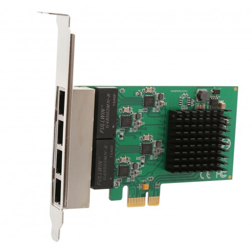 4 Port Gigabit Ethernet PCI-e x1 Network Interface Card - SI-PEX24042
