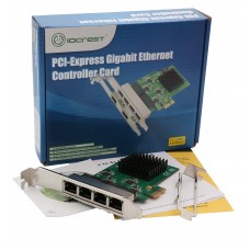4 Port Gigabit Ethernet PCI-e x1 Network Interface Card - SI-PEX24057