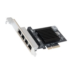 Quad 2.5 Gigabit PCI-e  x4 Ethernet Network Card