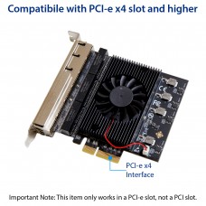 6 Port 2.5 Gigabit PCI-e x4 Ethernet Network Card