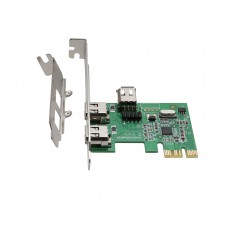2 Ext. Port and 1 Int. Port 1394A Firewire PCI-e x1 Card - SI-PEX30017