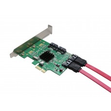 4 Port SATA III PCI-e 2.0 x1 Card - SI-PEX40108