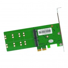 4 Port M.2 B-Key SATA Based SSD PCI-e x2 Adapter Card - SI-PEX40116