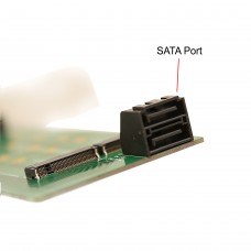 2 Port M.2 B key SATA Port Pass Though / 1 Port M.2 M Key PCI-e x4 Adapter Card - SI-PEX40124