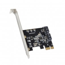 2 Port SATA III PCI-e 3.0 x1 Controller Card (Jmicro Chipset) - SI-PEX40148