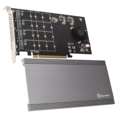 Quad M.2 PCIe 3.0 x4 PCIe x16 Expansion Card Intel VROC and AMD Ryzen Threadripper NVMe Raid