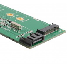 M.2 B-key SSD and SATA III Port HDD PCI-e x1 Card with RAID - SI-PEX50065