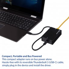 10 Gigabit Ethernet Network Thunderbolt 3 Adapter - SI-TDB24060