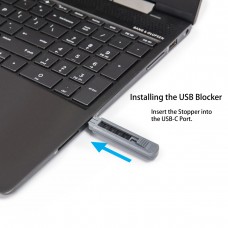 6 Piece USB-C Type-C Port Blocker with Removal Tool