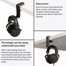 PC Headset Headphone Hanger Mount