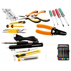 41 Pieces Professional Workstation Repair Tool Kit, PU Carrying Case with Zipper - SY-ACC65054