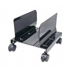 Steel PC Stand for ATX Case with Adj. Width and 4 Caster wheels - SY-ACC65063