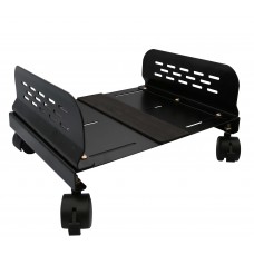 Metal CPU Stand with Adjustable Width and Caster Wheels - SY-ACC65079