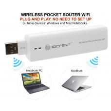USB 2.0 802.11 b/g/n N150 wireless G travel pocket router network Adapter - SY-ADA24025