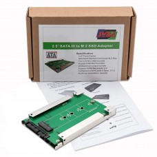M.2 (NGFF) SSD to SATA III 2.5" Enclosure Adapter - SY-ADA40087