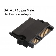 SATA 7+15pin Male to Female Adapter - SY-ADA40106