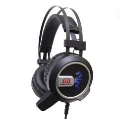 Falcon Over the ear Stereo PC Gaming Headset with Microphone LED lights - SY-AUD63113