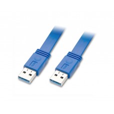 USB 3.0 Flat Cable, 1.5-Meter, Blue Color - SY-CAB20096