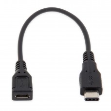 8" USB 3.1 Type C Male to MicroUSB Female Short Cable - SY-CAB20172