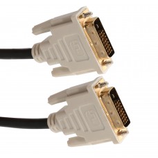 30 ft DVI Dual Link Male to Male Cable Gold Plated Connector - SY-DVID-MM30