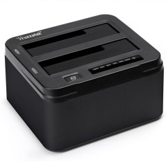 Dual Bay USB 3.0 Docking Station for 2.5" and 3.5" SATA HDD/SSD - SY-ENC50121