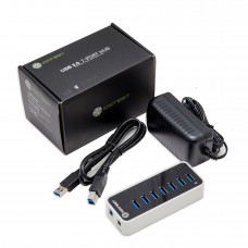 7 Port USB 3.0 Hub with One Fast Charging Port - SY-HUB20152
