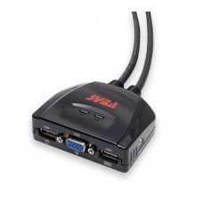 2 Port USB KVM Switch with Audio and LED - SY-KVM20050