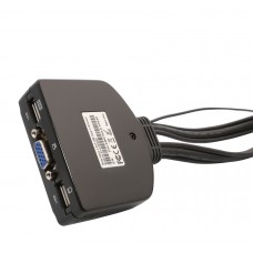 2 Port VGA and USB 2.0 KVM Switch with Remote Switch - SY-KVM20051