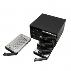 Full Metal 8 Bay 2.5" SATA HDD and SDD Mobile Rack MiniSAS Interface for 5.25" Drive Bay - SY-MRA25052