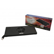 Notebook Cooler Stand for 7"~17" Laptop, with Fan, Black Color - SY-NBK68010