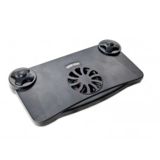 Notebook Cooler Stand for 7"~17" Laptop, with Fan, Black Color - SY-NBK68011