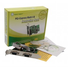 2 Port DB9 Serial PCI-Express 2.0 x1 Card - SY-PEX15034