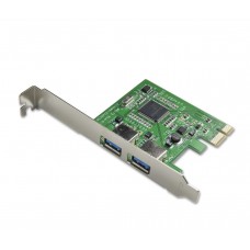 2 Port USB 3.0 PCI-e 2.0 x1 Card Etron Chipset - SY-PEX20081