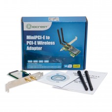 MiniPCI-e Wifi 802.11N N300 to PCI-e x1 Wireless Card - SY-PEX23059