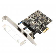 2 Port Gigabit Ethernet PCI-e x1 Network Card - SY-PEX24028