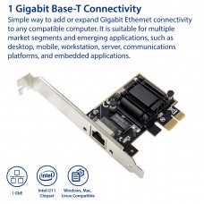 Single Port Gigabit Ethernet PCI-e x1 Controller card - SY-PEX24067