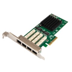 Quad Port Copper Gigabit Ethernet PCI Express Bypass Server Adapter Intel i350-am2 Based