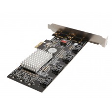 4 Port SATA II PCI-e 1.0 x1 Software RAID Card - SY-PEX40008