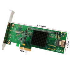 4 Port SAS/SATA 6Gbps PCI-e 2.0 x4 Card - SY-PEX40096