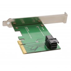 U.2 to Mini SAS PCI-e 3.0 x4 Adapter Card - SY-PEX40111