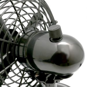 USB Desk Fan, USB Powered with On/Off Switch, Black Color - CL-ACC65015