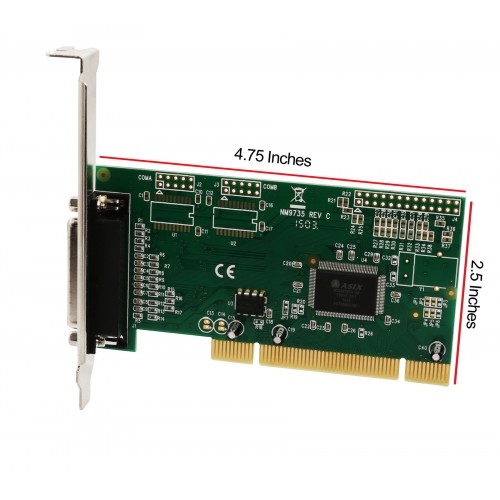 Scheda Parallela InLine 18045 – Controller I/O 32 Bit PCI Bus, 2 Porte LPT Sub-D 25 Femmina, Per Stampanti E Periferiche Industriali