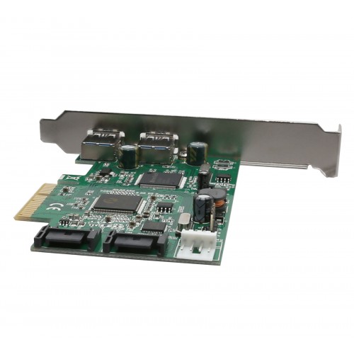 Scheda Di Estensione PCI-E A 5 Porte USB 3.0 + 2 Interne – Donkey Pc, Con Chip NEC VL805, Compatibile Con Windows 7/8/10