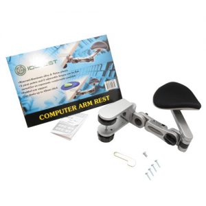 Aluminium Alloy Ergonomic Computer Desk Arm Support Wrist Rest. Tuned Both Horizontal and Vertical Direction - SY-ACC65087