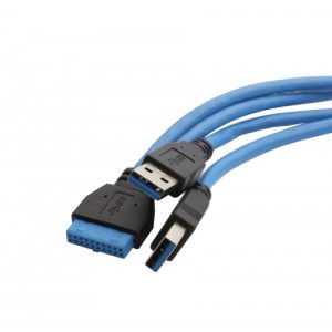 3.5" Drive Bay 3 Port USB 3.0 Hub and 6 slot Card Reader - SY-HUB50046