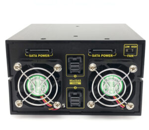 Full Metal 8 Bay 2.5" SATA HDD and SDD Mobile Rack MiniSAS Interface for 5.25" Drive Bay - SY-MRA25052