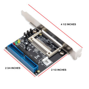3.5" IDE Host Interface to Compact Flash Adapter, with Bracket - SD-CF-IDE-BR