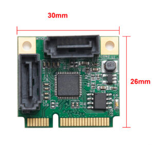 2 Port SATA III Mini PCI-e 2.0 RAID Card