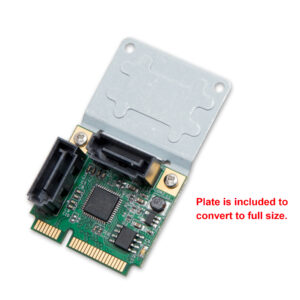 2 Port SATA III Mini PCI-e 2.0 RAID Card