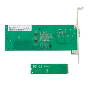 M.2 M-Key Single SFP+ Port 10G Ethernet LAN Adapter with 50cm Cable, with Intel 82599EN Controller